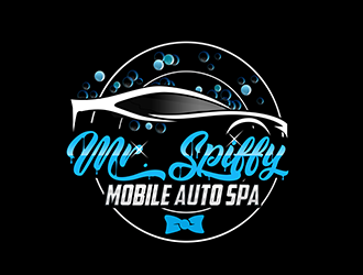 Mr. Spiffy Mobile Auto Spa logo design by 3Dlogos