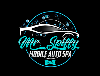 Mr. Spiffy Mobile Auto Spa logo design by 3Dlogos