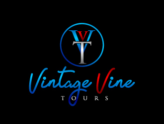 Vintage Vine Tours logo design by bezalel