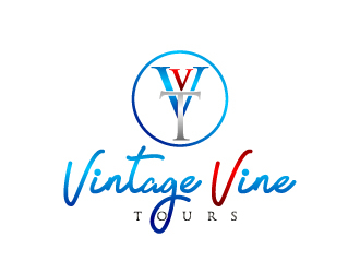 Vintage Vine Tours logo design by bezalel