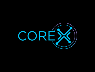 CoreX logo design by lintinganarto