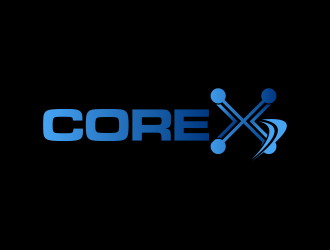 CoreX logo design by bomie