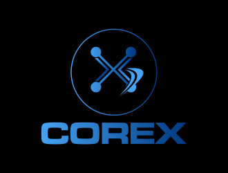 CoreX logo design by bomie