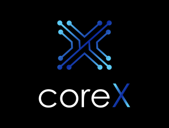 CoreX logo design by aflah