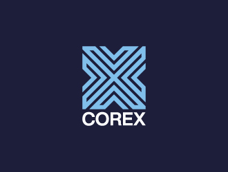 CoreX logo design by marshall