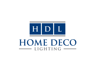 Home Deco Lights logo design by GassPoll