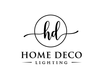 Home Deco Lights logo design by adm3
