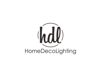 Home Deco Lights logo design by Greenlight