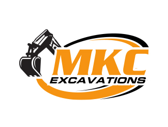 MKC EXCAVATIONS logo design by MarkindDesign