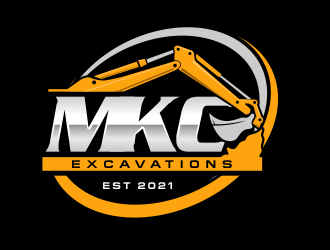 MKC EXCAVATIONS logo design by kopipanas