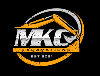 MKC EXCAVATIONS logo design by kopipanas