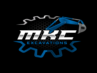 MKC EXCAVATIONS logo design by pencilhand