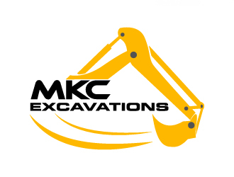 MKC EXCAVATIONS logo design by pilKB