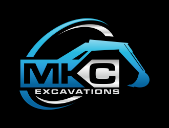 MKC EXCAVATIONS logo design by RIANW