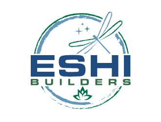 ESHI Builders logo design by ElonStark