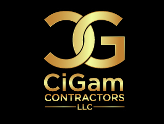 Cigam Contractors, LLC logo design by gearfx