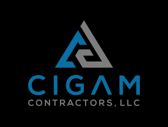 Cigam Contractors, LLC logo design by menanagan