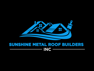 Sunshine Metal Roof Builders Inc logo design by Greenlight