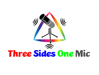3 Sides 1 Mic OR Three Sides One Mic logo design by chumberarto