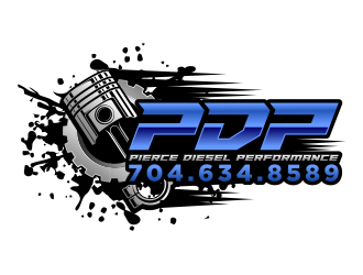PDP, Pierce Diesel Performance logo design by cintoko
