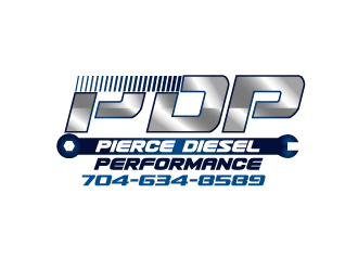PDP, Pierce Diesel Performance logo design by fawadyk