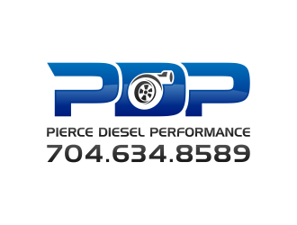 PDP, Pierce Diesel Performance logo design by artery