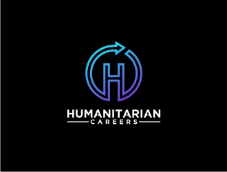Humanitarian Careers logo design by Manasatrade