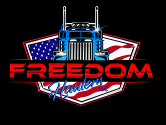 Freedom Haulers LLC. logo design by 3Dlogos