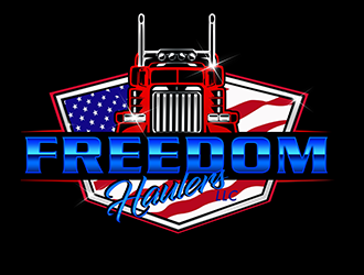 Freedom Haulers LLC. logo design by 3Dlogos