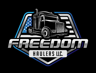 Freedom Haulers LLC. logo design by Norsh
