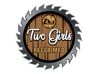 Two Girls Reclaimed logo design by Kruger