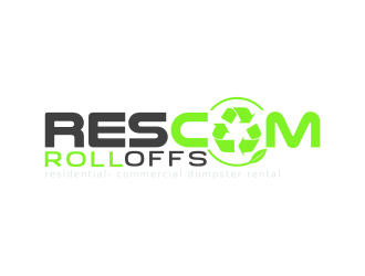 RESCOM ROLL OFFS logo design by VitorinoVitorio