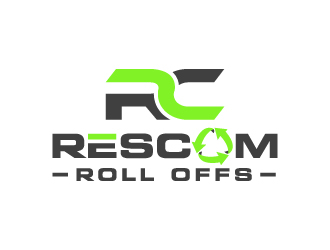 RESCOM ROLL OFFS logo design by akilis13