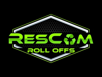 RESCOM ROLL OFFS logo design by rizuki