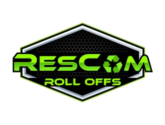 RESCOM ROLL OFFS logo design by rizuki