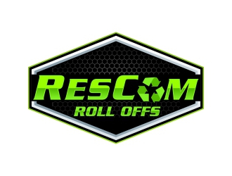 RESCOM ROLL OFFS logo design by rizuki