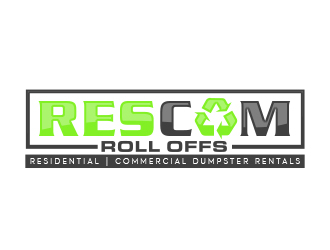 RESCOM ROLL OFFS logo design by MarkindDesign