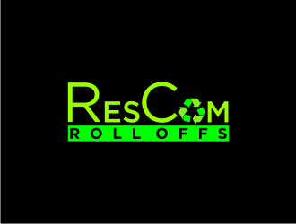 RESCOM ROLL OFFS logo design by Artomoro