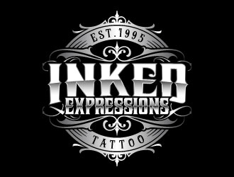 Inked Expressions  logo design by daywalker