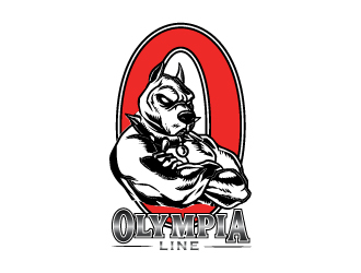 OLYMPIA LINE logo design by yondi