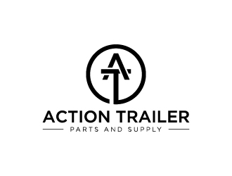 Action Trailer Parts and Supply logo design by wongndeso