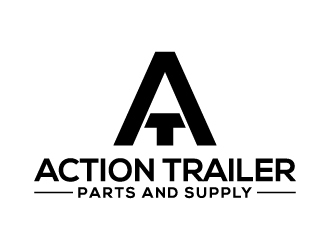 Action Trailer Parts and Supply logo design by pambudi