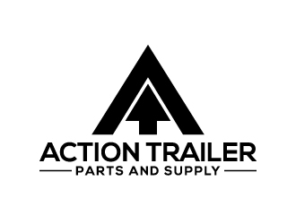 Action Trailer Parts and Supply logo design by pambudi