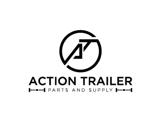 Action Trailer Parts and Supply logo design by wongndeso