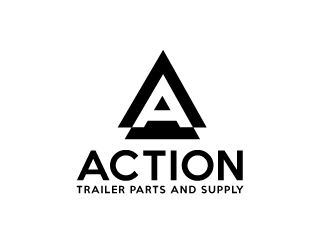 Action Trailer Parts and Supply logo design by giggi