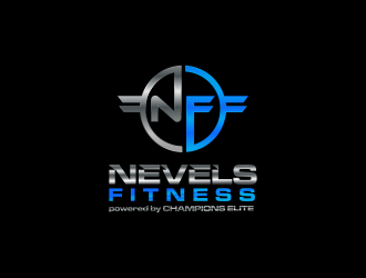 NEVELS FITNESS powered by CHAMPIONS ELITE logo design by haidar