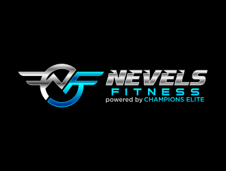 NEVELS FITNESS powered by CHAMPIONS ELITE logo design by hidro