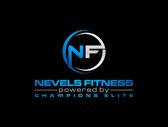 NEVELS FITNESS powered by CHAMPIONS ELITE logo design by RIANW