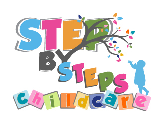 Step By Steps Childcare  logo design by Suvendu