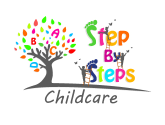 Step By Steps Childcare  logo design by Suvendu